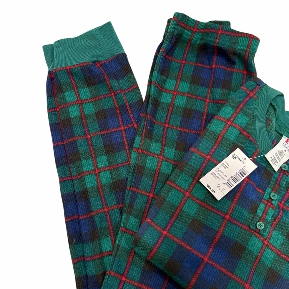 Bundle Kids Christmas Pajama Tops (3) | Holiday Dino & Plaid Long Sleeve Shirts